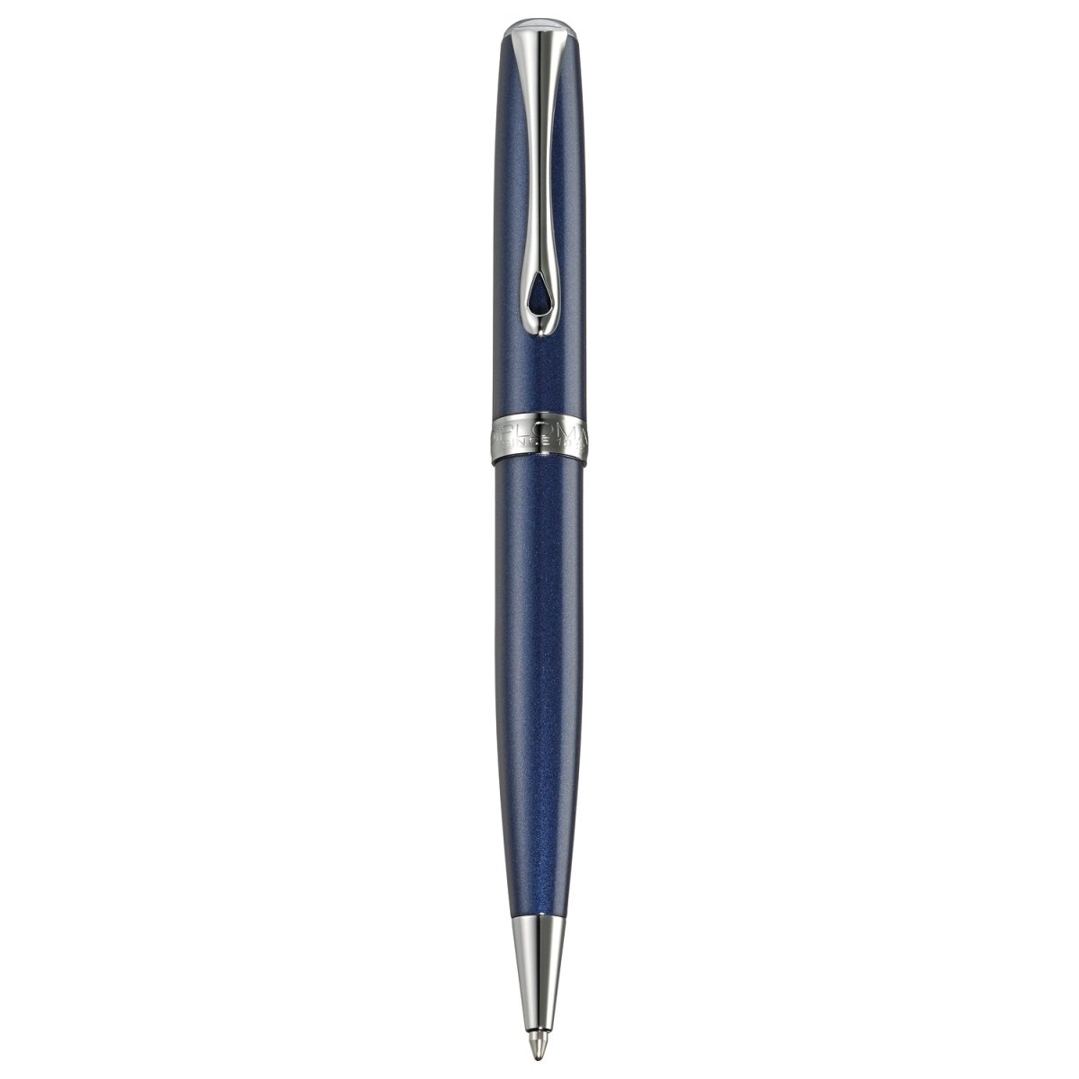 Diplomat Excellence A2 Midnight Blue/Chrome easyFLOW Ball Pen D40209040 - SCOOBOO - DP_D40209040_EXC_A2_BLUCHR_BP - Ballpoint Pen