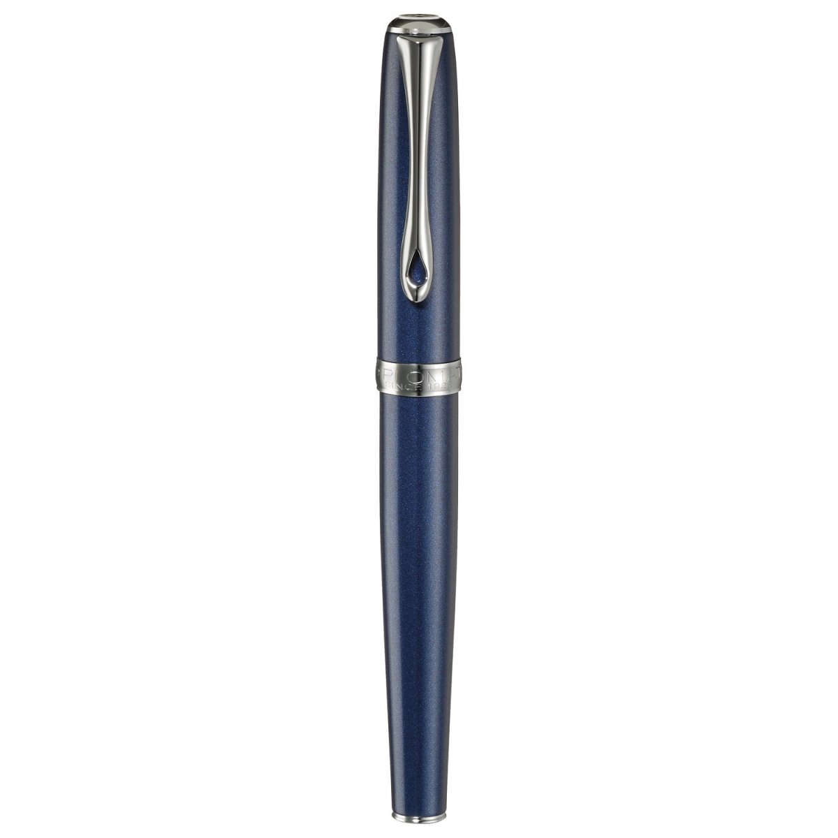 Diplomat Excellence A2 Midnight Blue/Chrome Roller Ball Pen D40209030 - SCOOBOO - DP_D40209030_EXC_A2_BLUCHR_RB - Roller Ball Pen