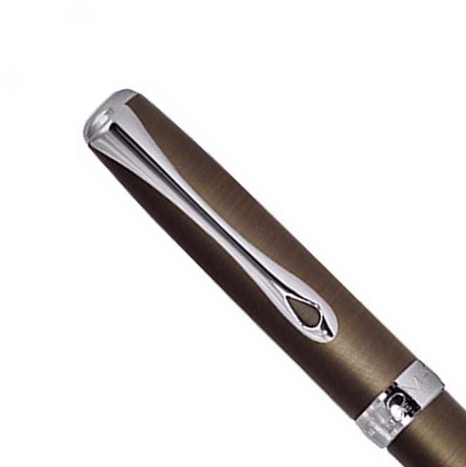 Diplomat Excellence A2 Oxyd Brass easyFlow Ball Pen D40217040 - SCOOBOO - DP_D40217040_EXC_A2_OXYDBRS_BP - Ballpoint Pen