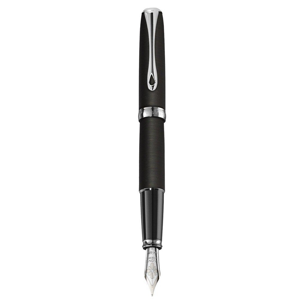 Diplomat Excellence A2 Oxyd Iron Fountain Pen - SCOOBOO - DP_D40218025_EXC_A2_OXYDIRN_FPM - Fountain Pen