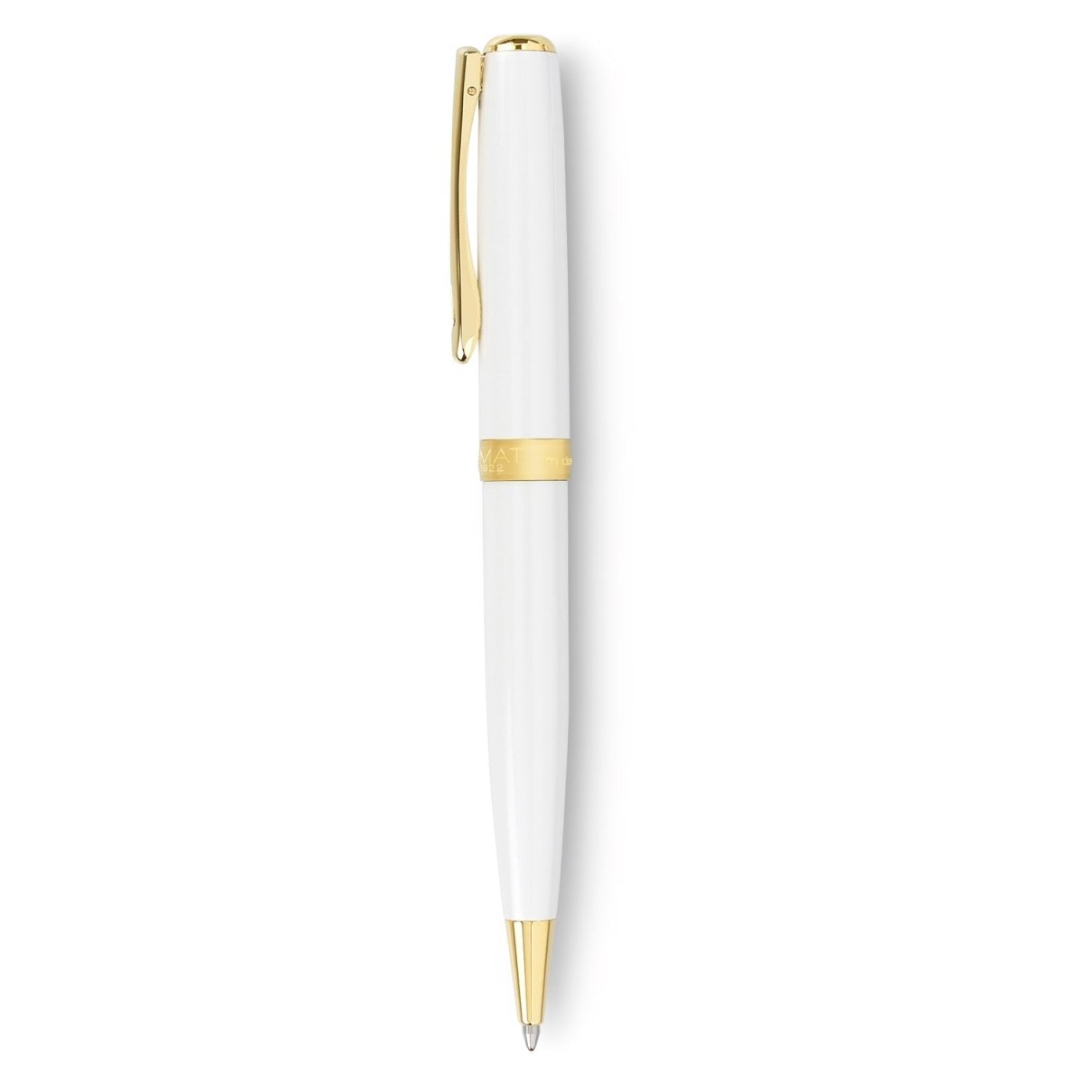 Diplomat Excellence A2 Pearl White Gold easyFLOW Ball Pen D40219040 - SCOOBOO - DP_EXC_A2_PRL_WHT_GLD_BP_D40219040 - Ballpoint Pen