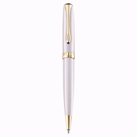 Diplomat Excellence A2 Pearl White Gold easyFLOW Ball Pen D40219040 - SCOOBOO - DP_EXC_A2_PRL_WHT_GLD_BP_D40219040 - Ballpoint Pen