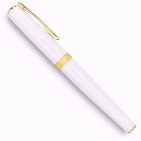 Diplomat Excellence A2 Pearl White Gold Roller Ball Pen D40219030 - SCOOBOO - DP_EXC_A2_PRL_WHT_GLD_RB_D40219030 - Roller Ball Pen