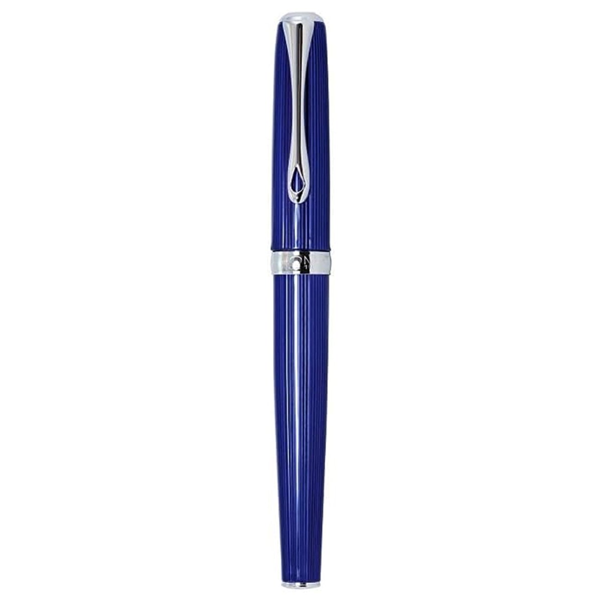 Diplomat Excellence A2 Skyline Blue/Chrome Roller Ball Pen D40215030 - SCOOBOO - DP_D40215030_EXC_A2_BLUCHR_RB - Roller Ball Pen