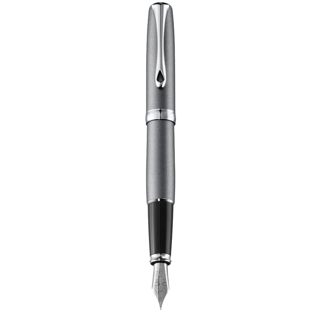 Diplomat Excellence A2 Venezia Platin Chrome Fountain Pen - SCOOBOO - DP_D40205025_EXC_A2_VZPLN_CHR_FPM - Fountain Pen