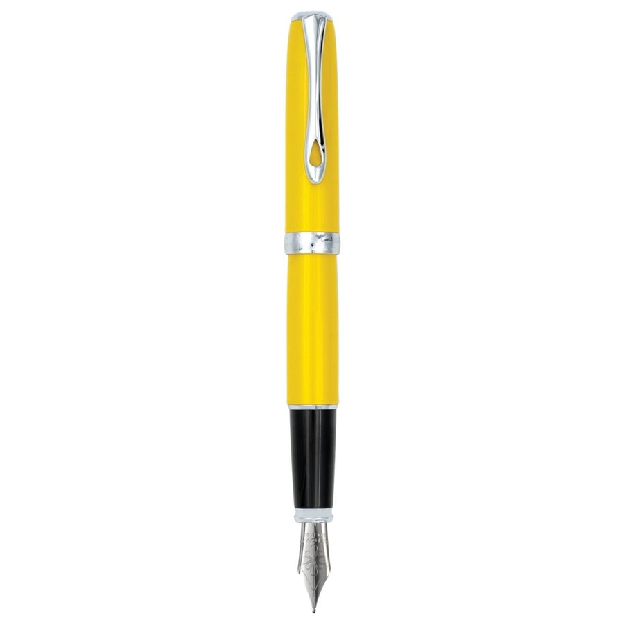 Diplomat Excellence A2 Yellow CT Fountain Pen - SCOOBOO - DP_EXC_A2_YLWCHR_FPEF_D40221021 - Fountain Pen