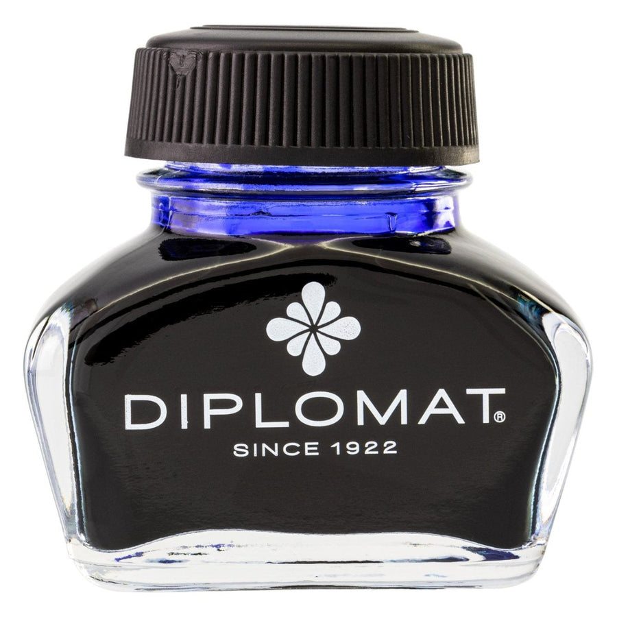 Diplomat Ink Bottle (Blue - 30ML) D10275220 - SCOOBOO - DP_D10275220_INK_BTL_BLU_30ML - Ink Bottle