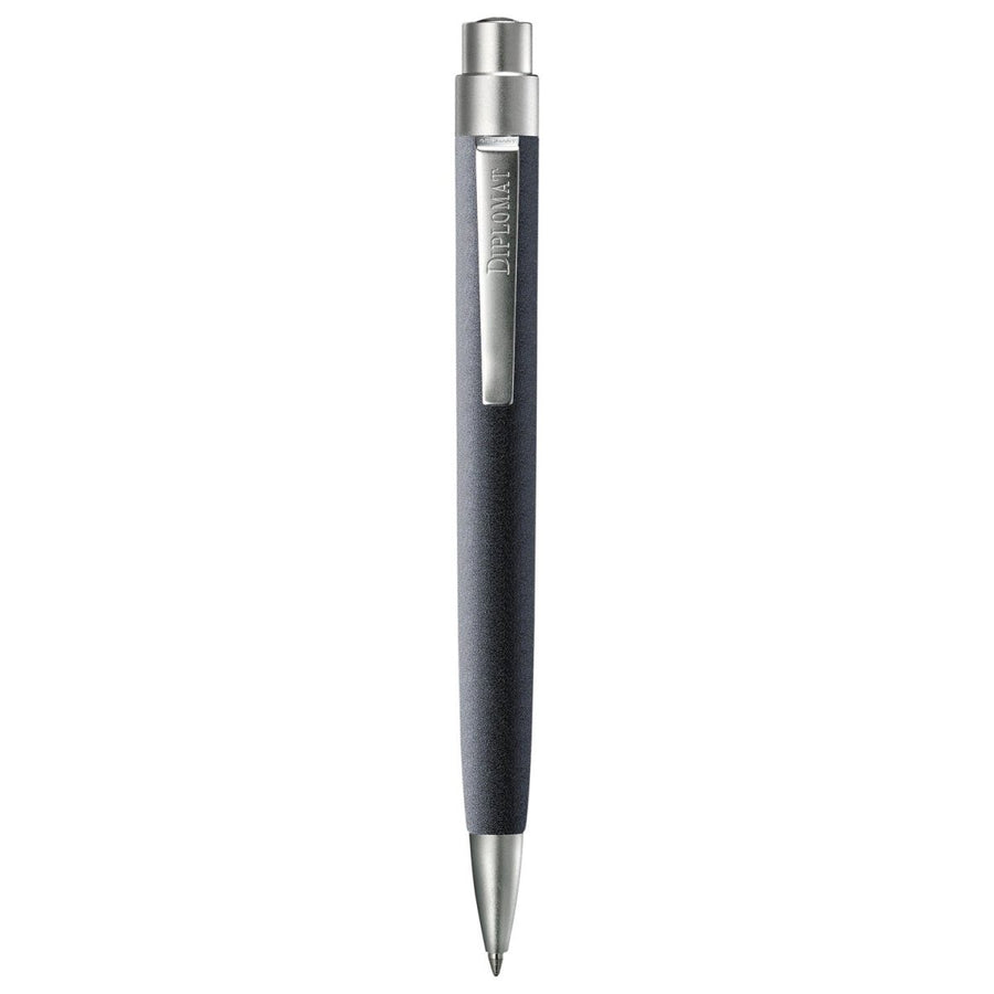 Diplomat Magnum Soft Touch Grey Ball Pen D90131640 - SCOOBOO - DP_D90131640_MGM_SFTCH_Grey_BP - Ballpoint Pen