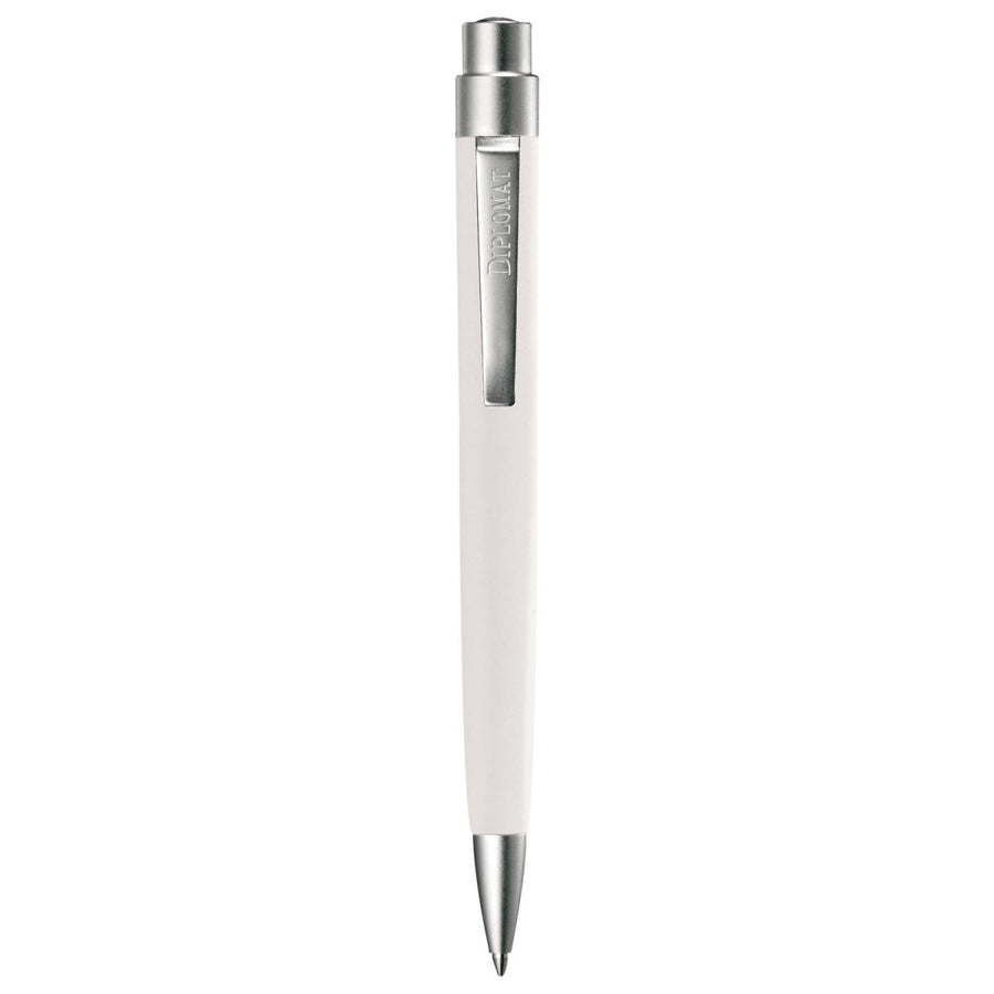 Diplomat Magnum Soft Touch White Ball Pen D20000562 - SCOOBOO - DP_D20000562_MGM_SFTCH_WHT_BP - Ballpoint Pen