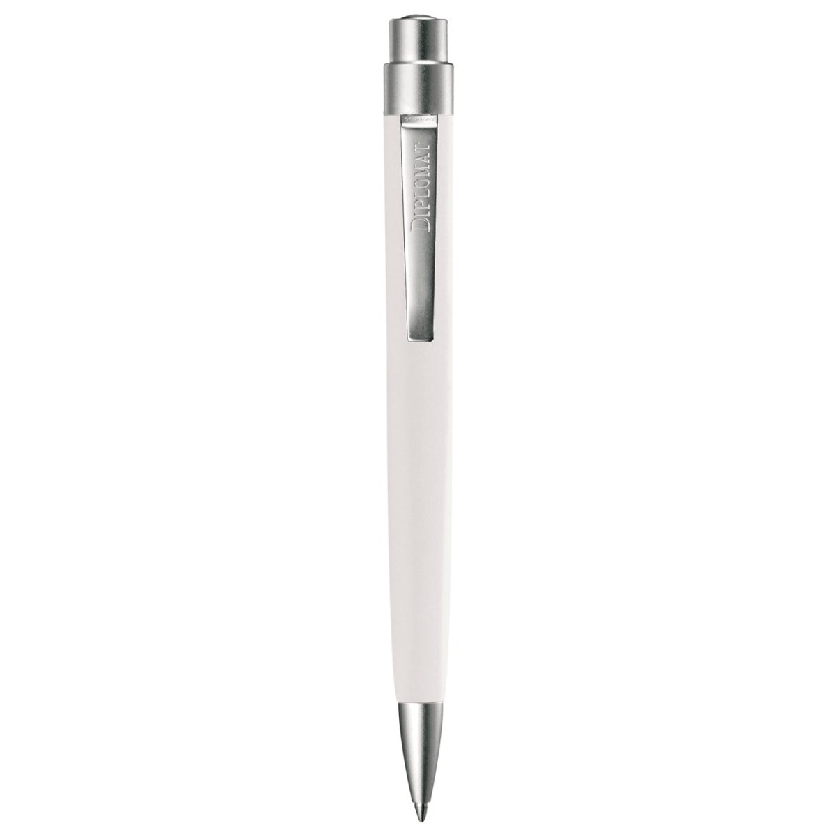 Diplomat Magnum Soft Touch White Ball Pen D20000562 - SCOOBOO - DP_D20000562_MGM_SFTCH_WHT_BP - Ballpoint Pen
