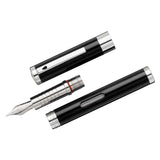 Diplomat Nexus Black CT Fountain Pen - SCOOBOO - DP_NXS_BLKCHR_FPEF_D40501021 - Fountain Pen