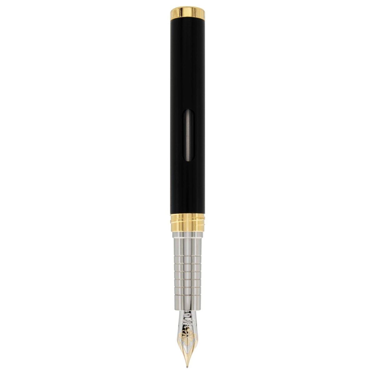 Diplomat Nexus Black GT 14CT Fountain Pen - SCOOBOO - DP_NXS_BLKGLD_14_FPEF_D40502011 - Fountain Pen