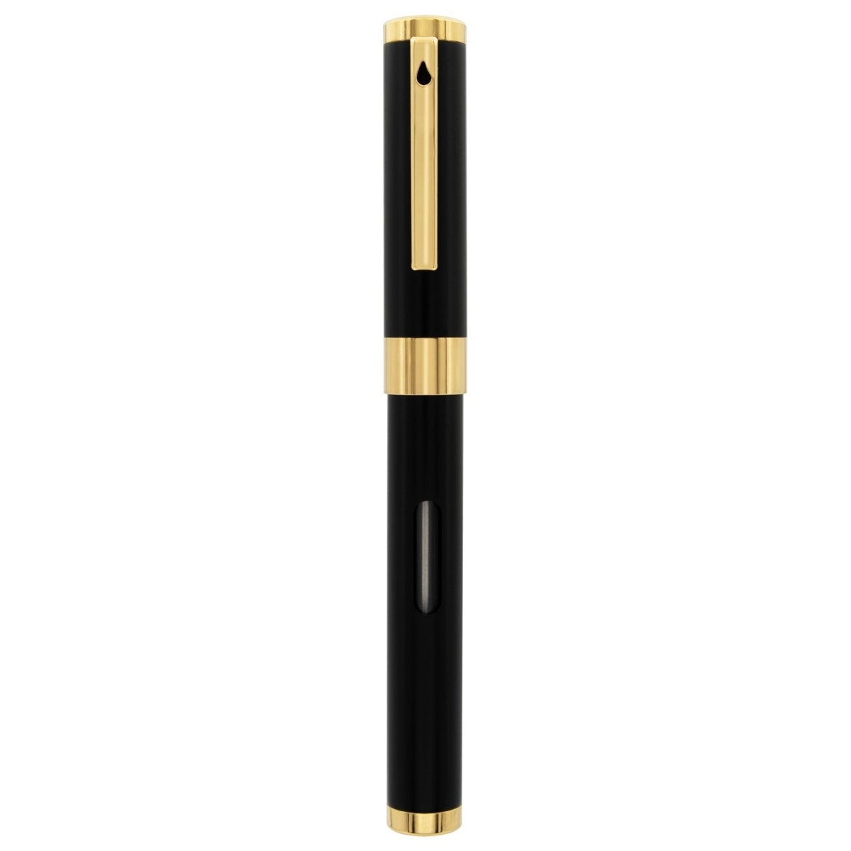 Diplomat Nexus Black GT 14CT Fountain Pen - SCOOBOO - DP_NXS_BLKGLD_14_FPEF_D40502011 - Fountain Pen