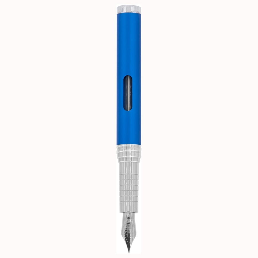 Diplomat Nexus Blue CT Fountain Pen - SCOOBOO - DP_NXS_BLUCHR_FPEF_D40503021 - Fountain Pen