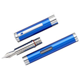 Diplomat Nexus Blue CT Fountain Pen - SCOOBOO - DP_NXS_BLUCHR_FPEF_D40503021 - Fountain Pen