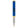 Diplomat Nexus Blue GT 14CT Fountain Pen - SCOOBOO - DP_NXS_BLUGLD_14_FPEF_D40504011 - Fountain Pen