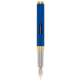 Diplomat Nexus Blue GT 14CT Fountain Pen - SCOOBOO - DP_NXS_BLUGLD_14_FPEF_D40504011 - Fountain Pen