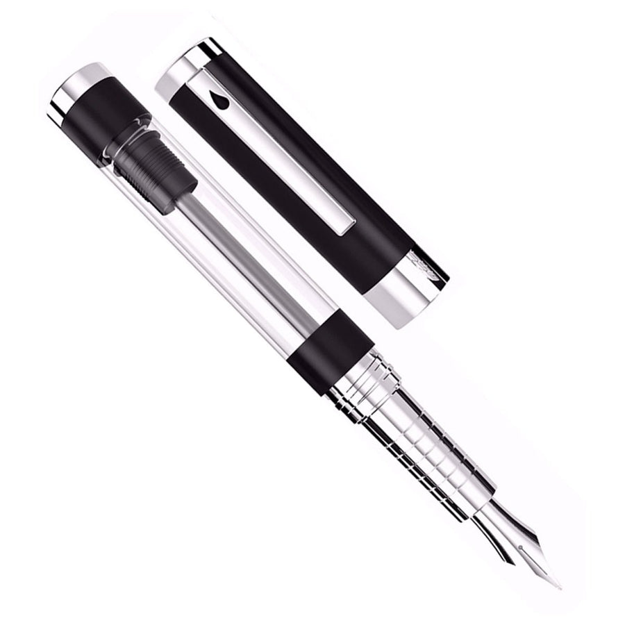 Diplomat Nexus Demo Black CT Fountain Pen - SCOOBOO - DP_NXS_DEMOBLK_CT_FPEF_D40552021 - Fountain Pen