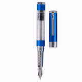 Diplomat Nexus Demo Blue CT Fountain Pen - SCOOBOO - DP_NXS_DEMOBLU_CT_FPEF_D40550021 - Fountain Pen