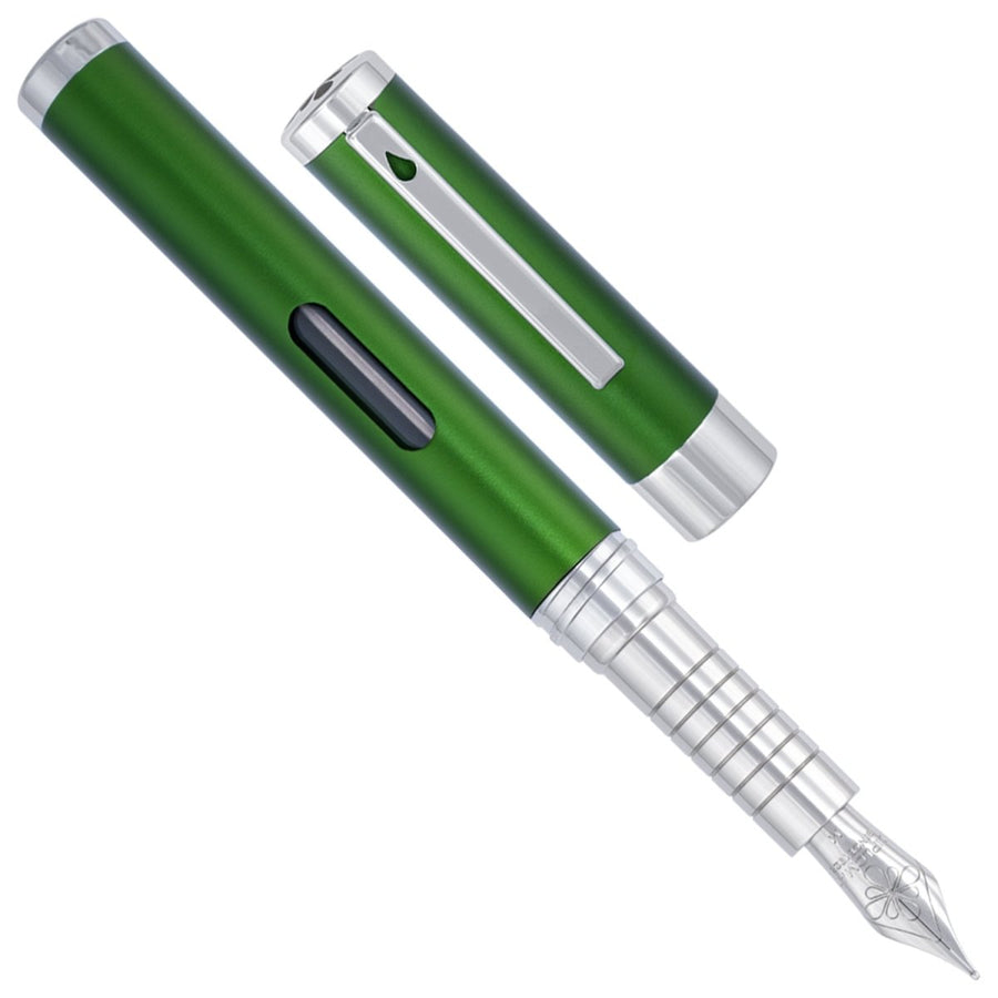 Diplomat Nexus Green CT Fountain Pen - SCOOBOO - DP_NXS_GRN_CT_FPEF_D40505021 - Fountain Pen