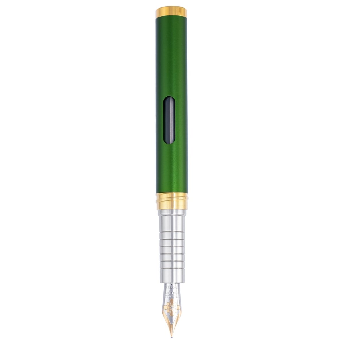 Diplomat Nexus Green GT 14CT Fountain Pen - SCOOBOO - DP_NXS_GRN_GT_14_FPEF_D40506011 - Fountain Pen