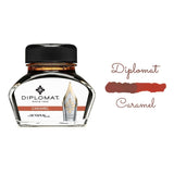 Diplomat Octopus Ink Bottle (Caramel - 30 ML) D41001023 - SCOOBOO - DP_INKBTL_CRML_30ML_D41001023 - Ink Bottle