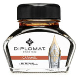 Diplomat Octopus Ink Bottle (Caramel - 30 ML) D41001023 - SCOOBOO - DP_INKBTL_CRML_30ML_D41001023 - Ink Bottle