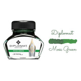 Diplomat Octopus Ink Bottle (Moss Green - 30 ML) D41001047 - SCOOBOO - DP_INKBTL_MOS_GRN_30ML_D41001047 - Ink Bottle