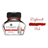 Diplomat Octopus Ink Bottle (Red - 30 ML) D41001005 - SCOOBOO - DP_INKBTL_RED_30ML_D41001005 - Ink Bottle