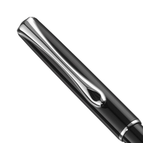 Diplomat Traveller Black Lacquer easyFLOW Ball Pen D10424968 - SCOOBOO - DP_D10424968_TRVL_BLK_LQ_BP - Ballpoint Pen