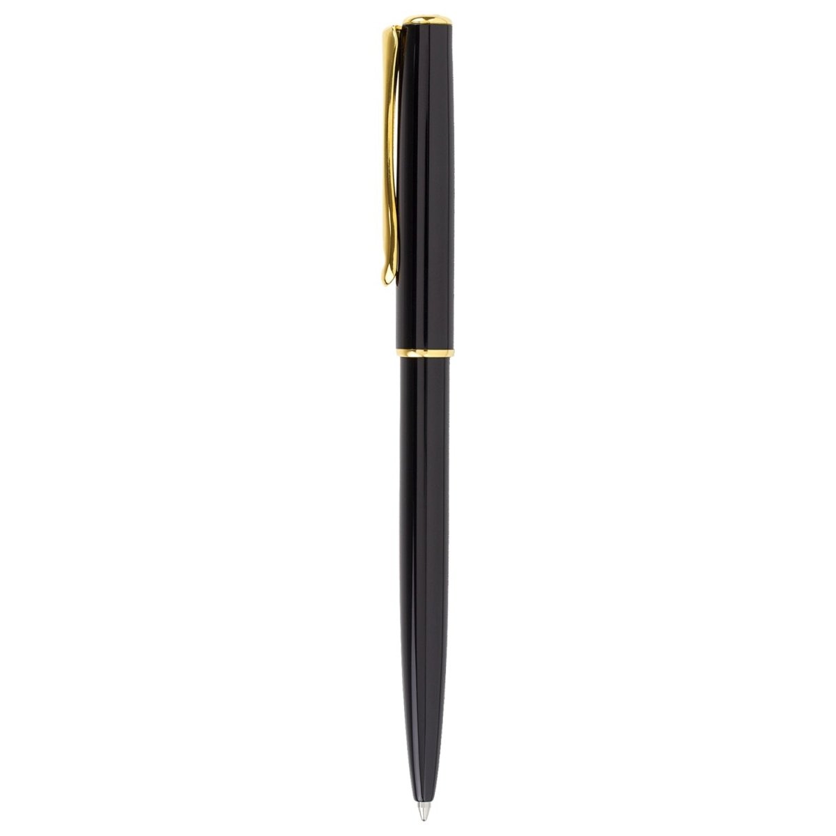 Diplomat Traveller Black Lacquer Gold easyFLOW Ball Pen D40706040 - SCOOBOO - DP_TRVL_BLK_LQ_GLD_BP_D40706040 - Ballpoint Pen