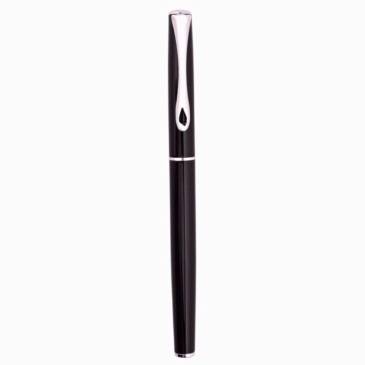 Diplomat Traveller Black Lacquer Roller Ball Pen D20000652 - SCOOBOO - DP_D20000652_TRVL_BLK_LQ_RB - Roller Ball Pen