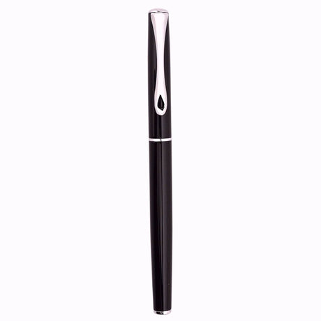 Diplomat Traveller Black Lacquer Roller Ball Pen D20000652 - SCOOBOO - DP_D20000652_TRVL_BLK_LQ_RB - Roller Ball Pen