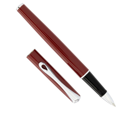 Diplomat Traveller Dark Red CT Roller Ball Pen D40708030 - SCOOBOO - DP_TRVL_DKRED_CT_RB_D40708030 - Roller Ball Pen