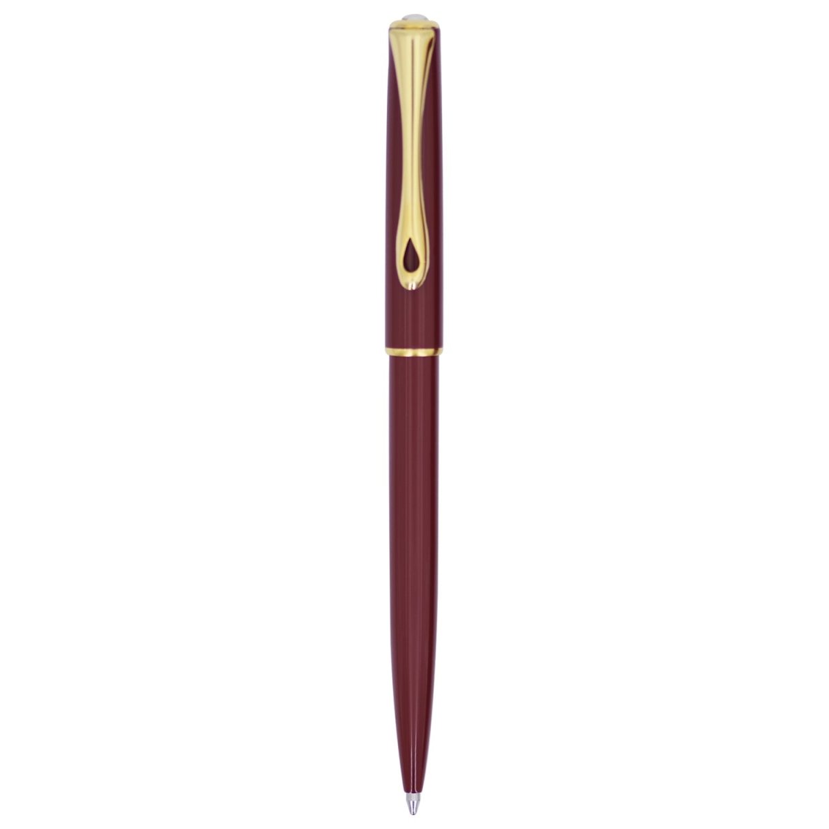 Diplomat Traveller Dark Red GT Ballpoint Pen - SCOOBOO - DP_TRVL_DKRED_GT_BP_D40709040 - Ballpoint Pen