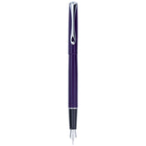 Diplomat Traveller Deep Purple Fountain Pen - SCOOBOO - DP_D40703023_TRVL_DPPPL_FPF - Fountain Pen