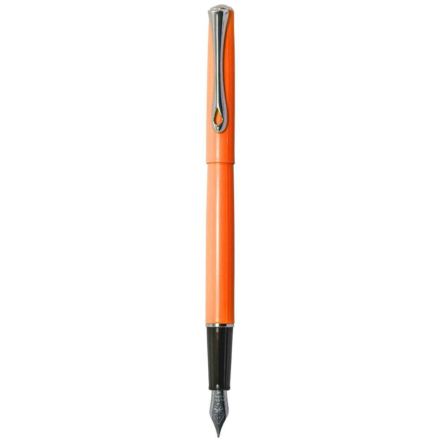Diplomat Traveller Lumi Orange Fountain Pen - SCOOBOO - DP_D20001068_TRVL_LUM_ORN_FPM - Fountain Pen