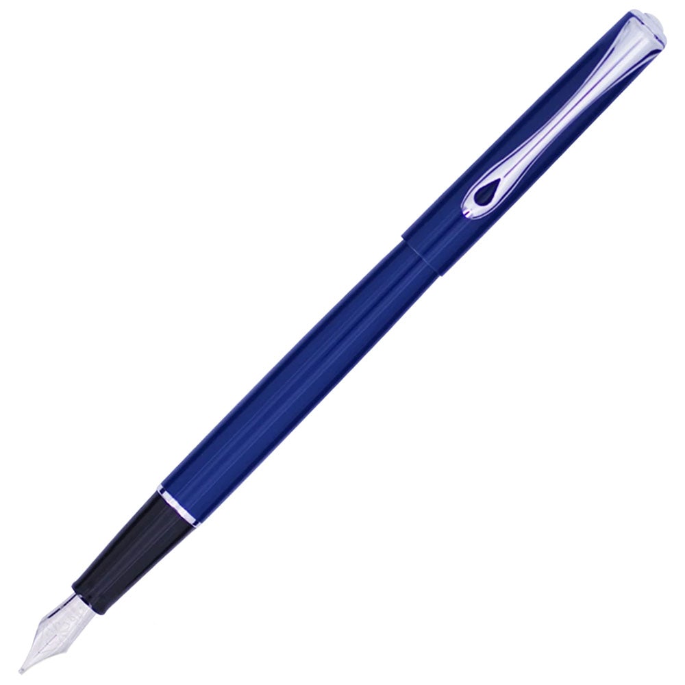 Diplomat Traveller Navy Blue CT Fountain Pen - SCOOBOO - DP_TRVL_NVY_CT_FPF_D40707023 - Fountain Pen