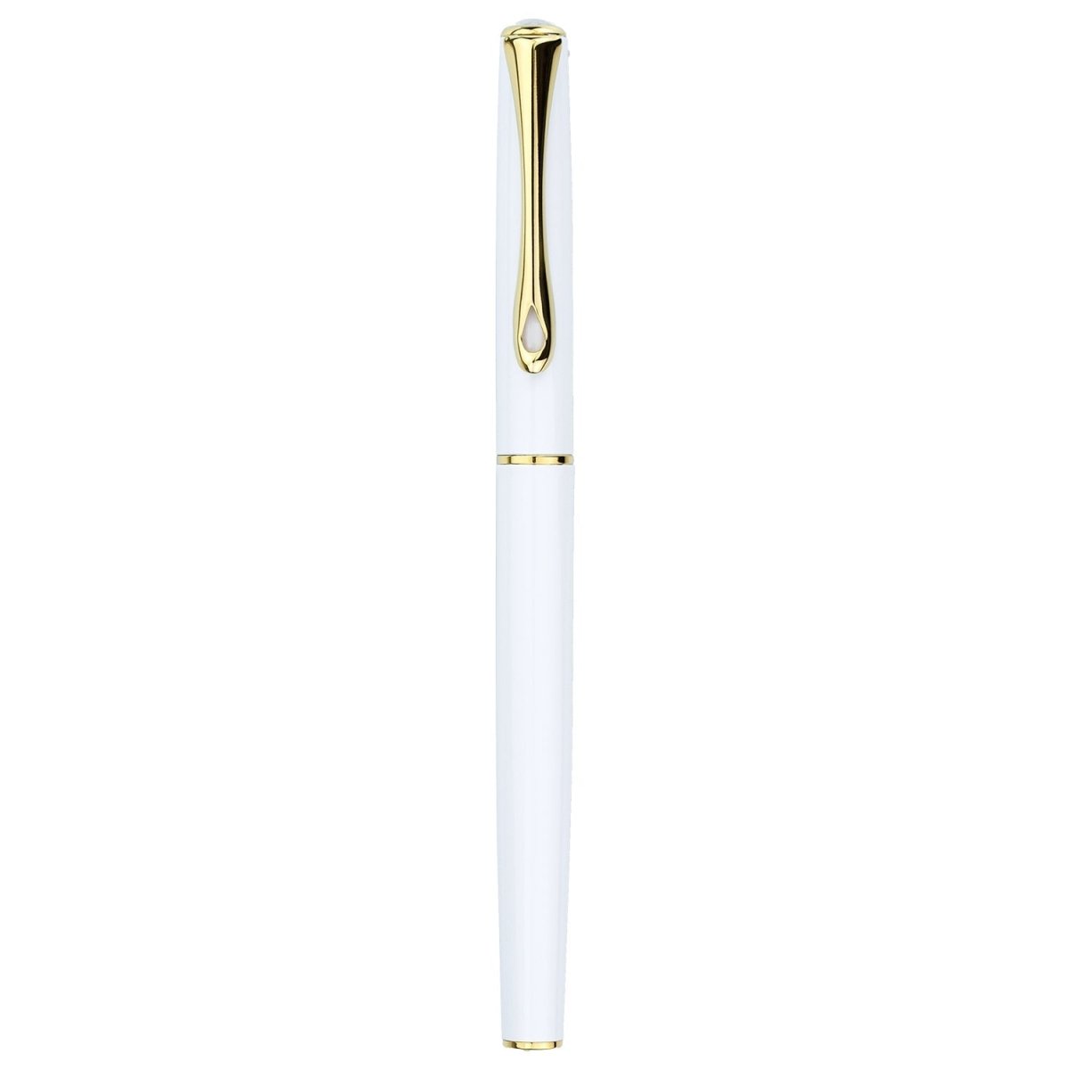 Diplomat Traveller Snow White Gold Roller Ball Pen D40705030 - SCOOBOO - DP_D40705030_TRVL_SNWHTGLD_RB - Roller Ball Pen