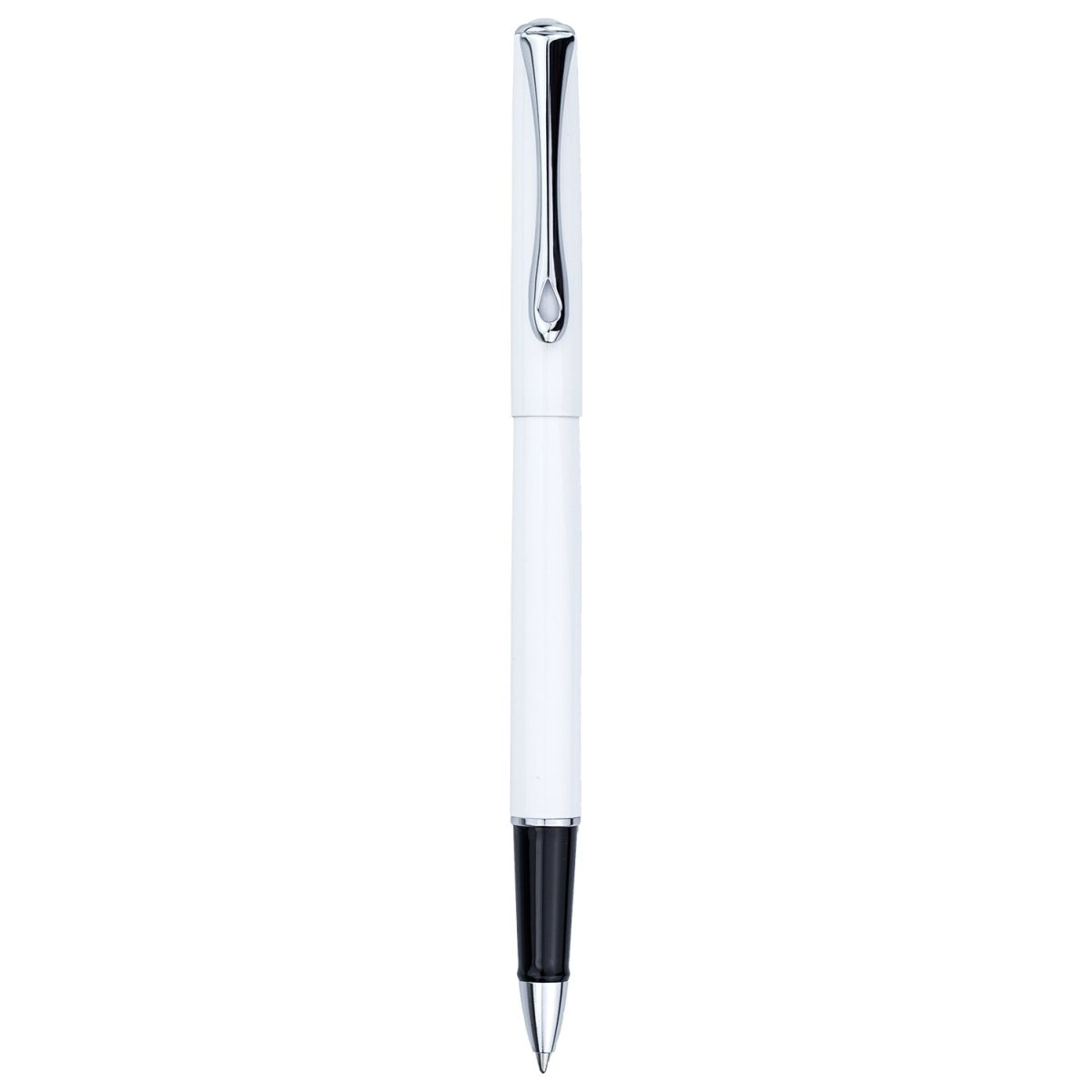 Diplomat Traveller Snow White Roller Ball Pen D40702030 - SCOOBOO - DP_D40702030_TRVL_SNWHT_RB - Roller Ball Pen