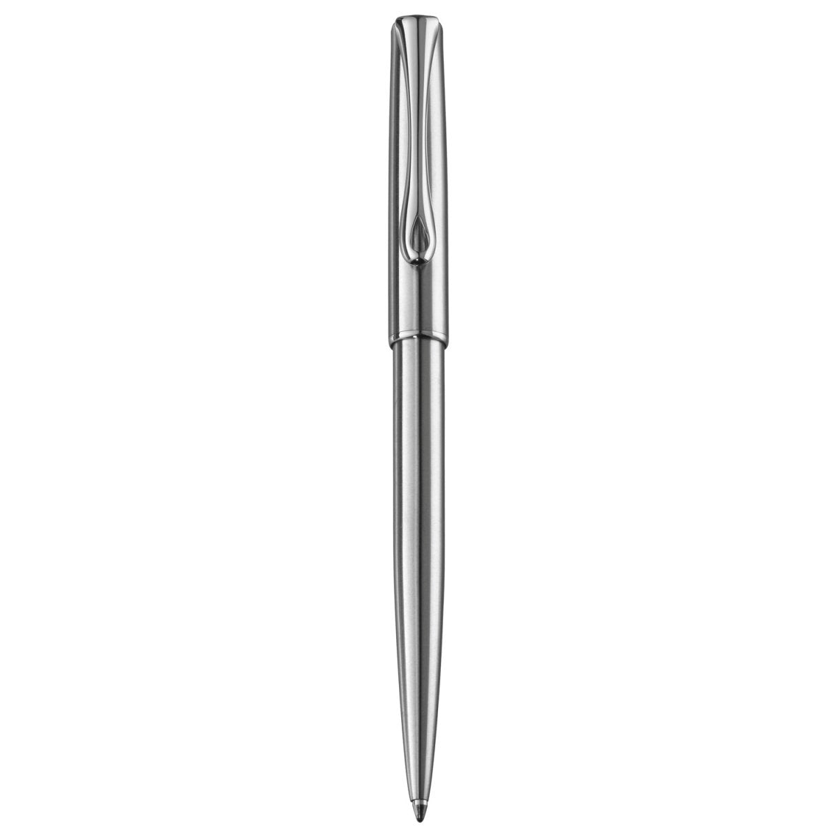 Diplomat Traveller Stainless Steel easyFLOW Ball Pen D10061083 - SCOOBOO - DP_D10061083_TRVL_SS_BP - Ballpoint Pen