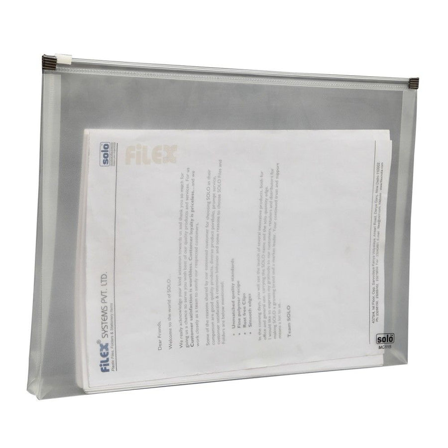 Solo Document Bag-Zipper Closure - SCOOBOO - MC115 - Folders & Fillings