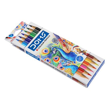 Doms Bi Colour Pencils Super Soft Pack Of 24 - SCOOBOO - 8665 - Coloured Pencils