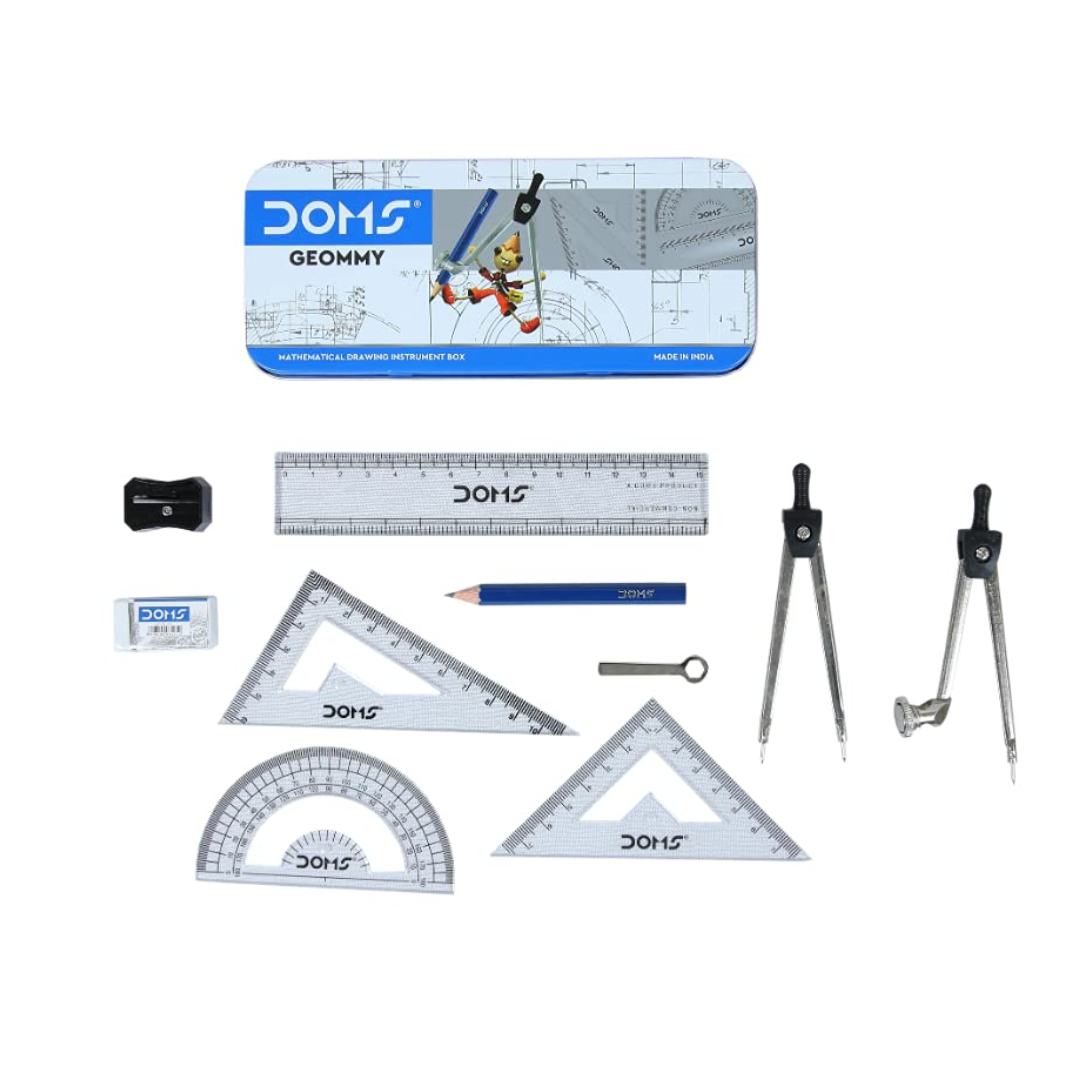 Doms Mathematical Drawing Instrument - SCOOBOO - 8425 - Rulers & Measuring Tools