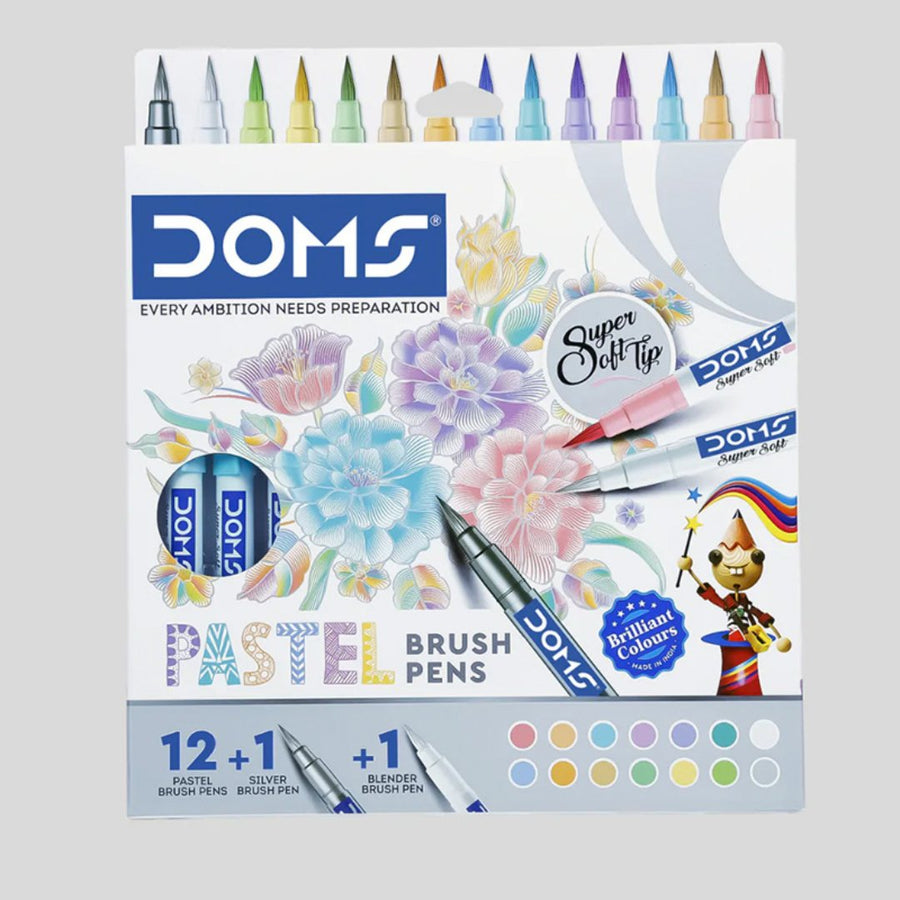 Doms Pastel Brush Pen - SCOOBOO - 8737 - Brush Pens