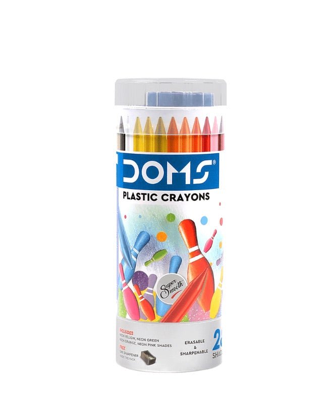Doms Plastic Crayons - SCOOBOO - 7122 -