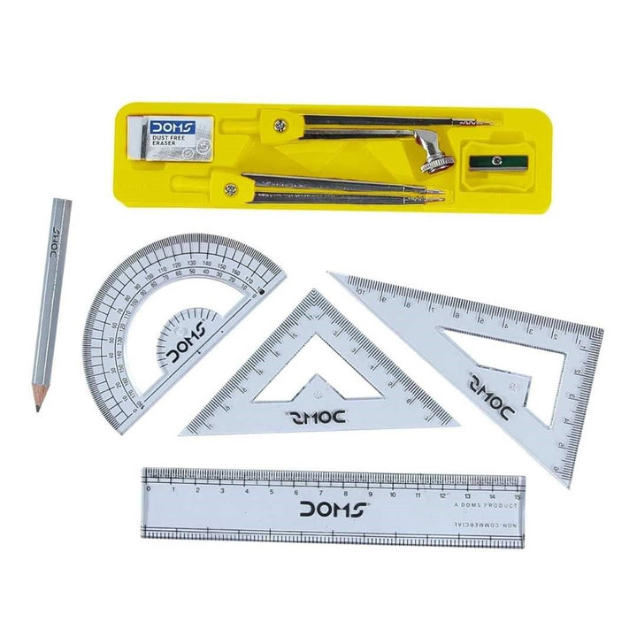 Doms Student Friendly Geometry Box - SCOOBOO - 7493 - Rulers & Measuring Tools