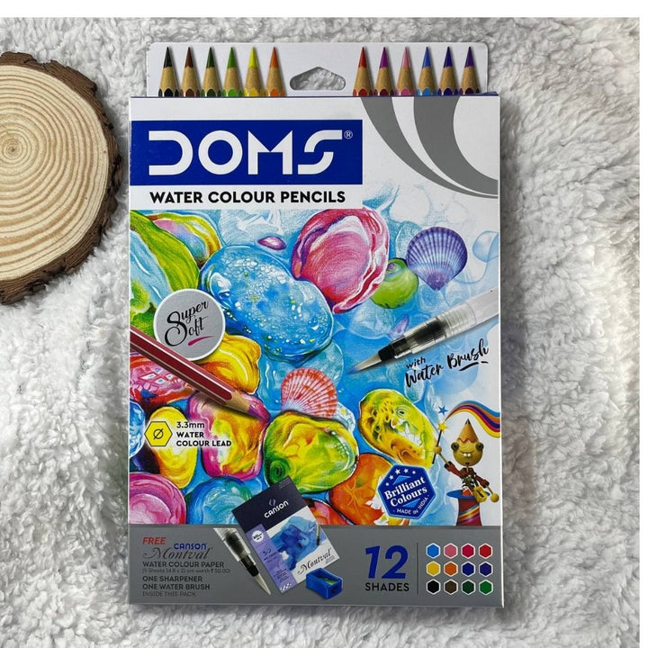Doms Water Color Pencils - SCOOBOO - 8392 - Watercolour Pencils