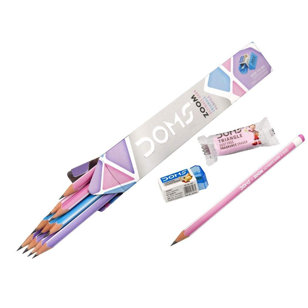 DOMS Zoom Triangle Pencils - SCOOBOO - 3440 - Pencils