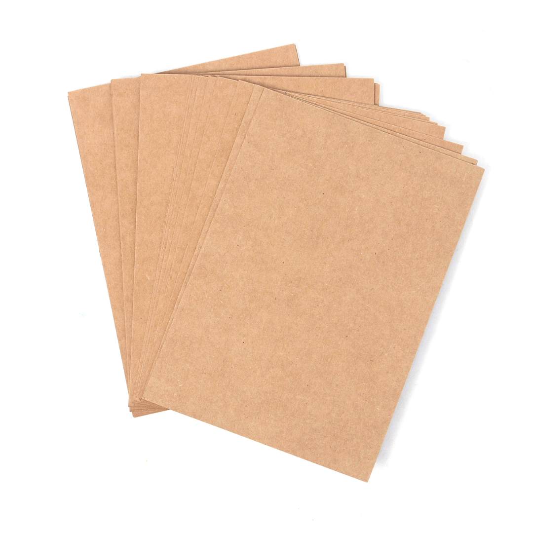 A6 kraft shop paper